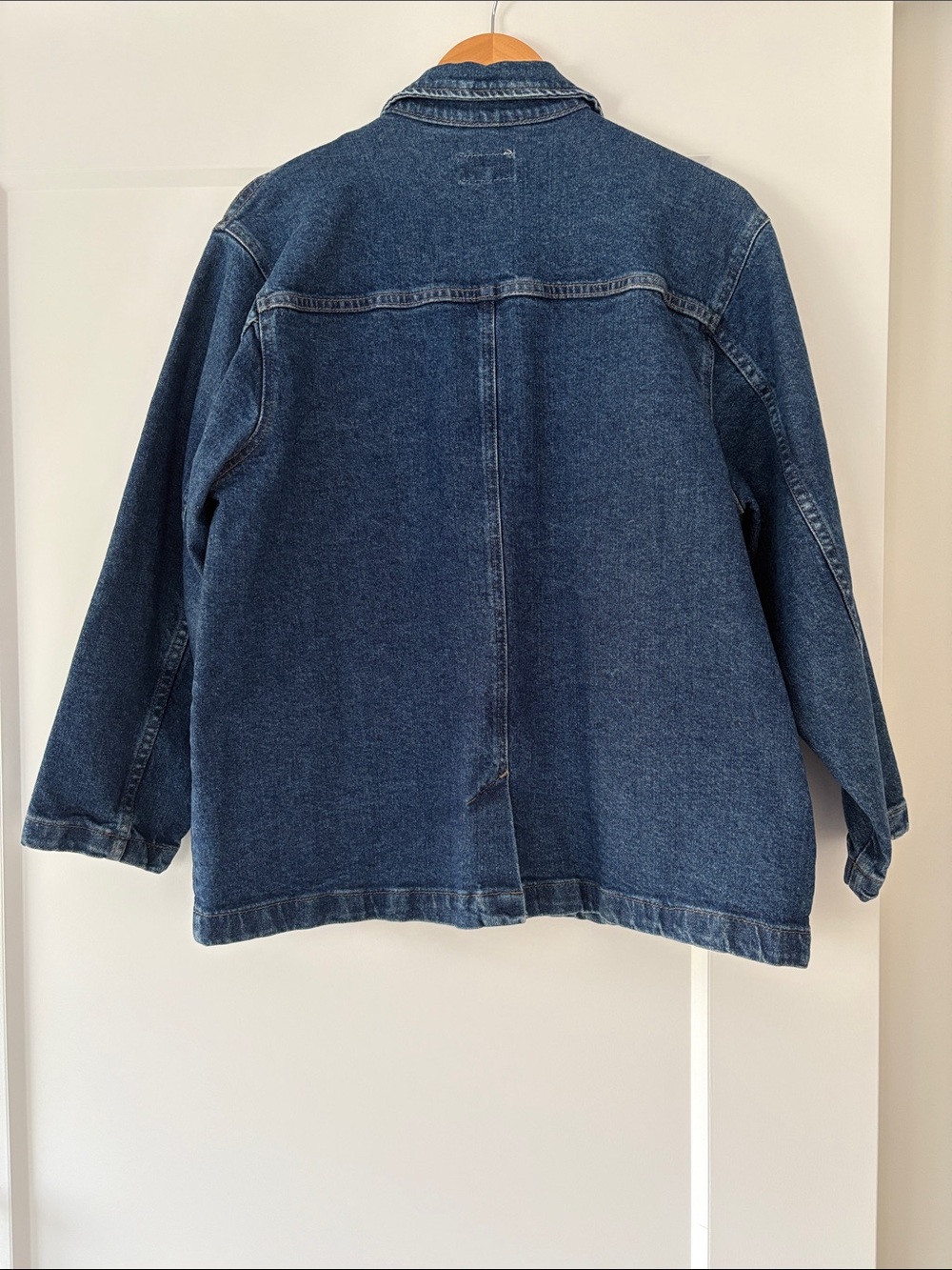 Vintage 90s Denim Chore Coat or Shacket by French Dressing - Picture 4 of 6